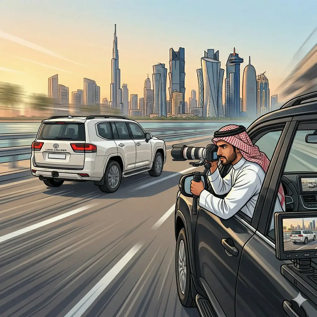 تصوير السيارات المتحركة (Moving Car Photography)